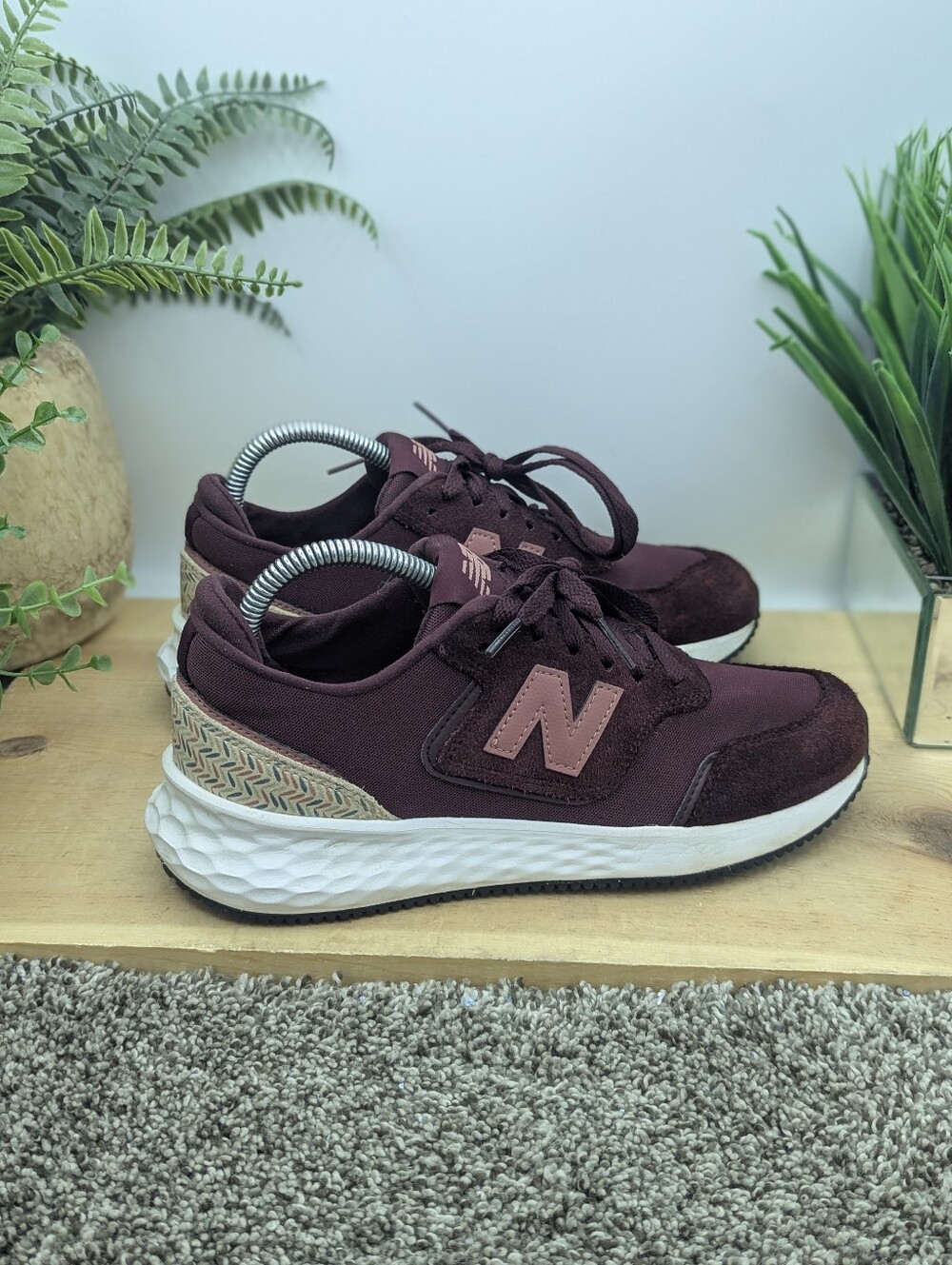 New Balance Fresh Foam X-70 'Burgundy' Women's Size 8B Running Shoes Casual Walk